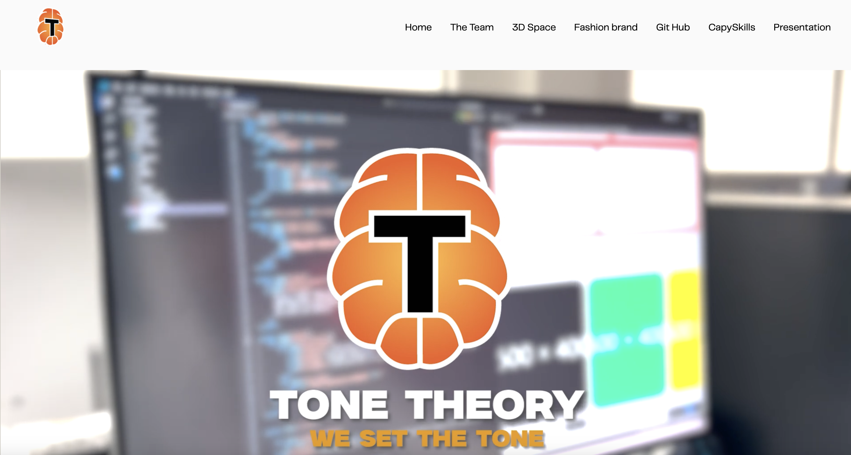 Final Website and Branding Mockup